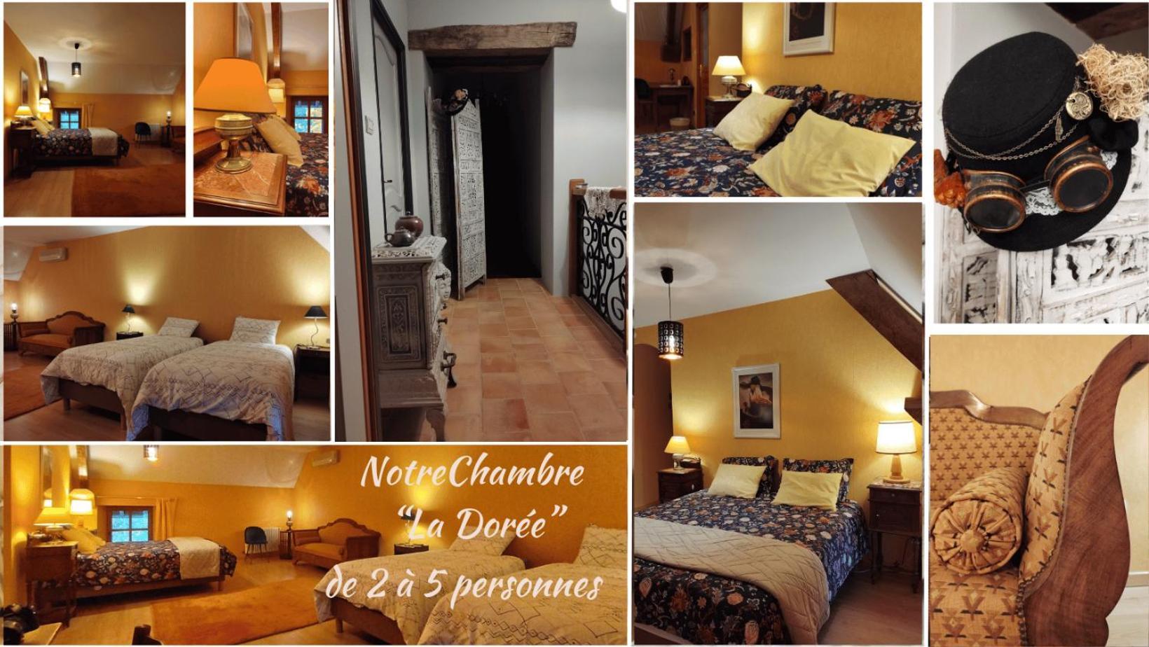 La Baudiniere, Chambre La Doree Bed & Breakfast Boyer Ngoại thất bức ảnh